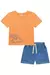 CONJUNTO CAMISETA MALHA E BERMUDA JEANS GUGA LUC.BOO 84200 - comprar online