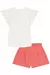 CONJUNTO KUKIE BLUSA COTTON E SHORTS TRICOLINE BORDADO 85249 - Tutti Frutti | Moda Infantil 
