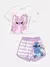 CONJUNTO BLUSA E SHORTS ANGEL MOMI H6612 na internet