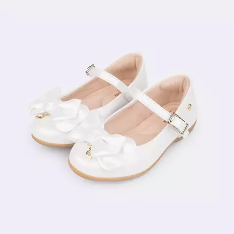 SAPATILHA PAMPILI INFANTIL BAILARINA BRANCA 188.705