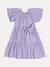 VESTIDO DE LAISE FLOR COM LAÇO LILAS MOMI J68229 - comprar online