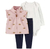 Trio colete sol rosa Carter’s - comprar online