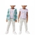 Trio casaco xadrez lilás Buffalo - comprar online