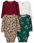Kit 4 body estampado Carter’s