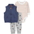 Trio colete azul Carter’s - comprar online