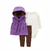 Trio colete fleece roxo Carter’s - comprar online