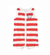 Romper listrado laranja Carter’s - comprar online