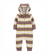Macacão flanelado listrado marrom Carter’s - comprar online