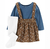 Salopete flores marrom Carter’s - comprar online