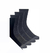 Kit meia 4 pares preto e chumbo cano longo Puma - manustorebr