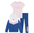 Trio casaco azul e rosa Puma - comprar online