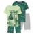 Pijama 4 peça tubarão verde Carter’s - comprar online
