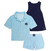 Pijama 3 peça sorriso micro fleece Calvin klein - comprar online