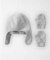 Kit touca e luva cinza Little Planet - comprar online