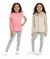 Trio casaco cinza e rosa Puma - comprar online