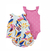 Trio verão floral rosa Carter’s - comprar online