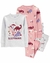 Pijama 4 peça dino rosa Carter’s - comprar online
