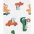 Macacão fleece dino branco Carter’s na internet