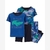 Pijama 4 peça azul jacaré Carter’s - comprar online