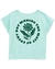 Blusa verde agua flor Carter’s na internet