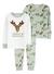 Pijama 3 peça verde micro fleece Carter’s na internet
