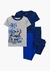 Pijama 4 peça cinza Carter’s - comprar online