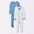 kit 2 Macacão branco e azul Cloud Island - comprar online