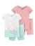 Pijama 4 peça flamingo azul Carter’s - comprar online
