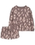 Conjunto fleece leopardo Carter’s