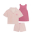 Pijama 3 peça rosa micro fleece Calvin klein - comprar online