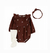 Jardineira floral marrom Carter’s - comprar online