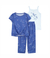 Pijama 3 peça unicórnio azul Carter’s - comprar online
