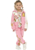 Trio casaco princesas rosa Disney - manustorebr