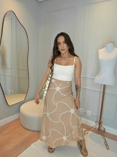 Saia Envelope com Forro no Bumbum - Rosirre