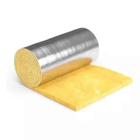 Lana de vidrio - aluminio liso