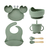Kit de Alimentação para Bebês de Silicone 6 Peças Caranguejinho Divertido Co - comprar online