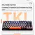 Teclado mecânico Machenike K500A-B84 75% TKL Hot-Swappable com fio para jogos,
