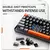 Teclado mecânico Machenike K500A-B84 75% TKL Hot-Swappable com fio para jogos, - olympo digital