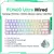 Akko MonsGeek FUN60 Teclado Mecânico Interruptor Magnético 60% Teclados para J