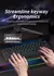 MUCAI MK61 USB Gaming Teclado Mecânico 61 Teclas Interruptor Vermelho Cabo Dest - olympo digital