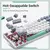 Machenike k500 teclado mecânico com fio teclado para jogos K500-B94 quente swap - olympo digital