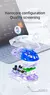 Freewolf mouse sem fio bluetooth a2 com tela digital, brilho rgb, ajuste de 5 pa na internet