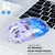 Imagem do Freewolf mouse sem fio bluetooth a2 com tela digital, brilho rgb, ajuste de 5 pa