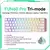 Akko MonsGeek FUN60 Teclado Mecânico Interruptor Magnético 60% Teclados para J - olympo digital