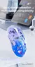 Freewolf mouse sem fio bluetooth a2 com tela digital, brilho rgb, ajuste de 5 pa - olympo digital