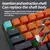 Imagem do MUCAI-MKA610 USB Mini teclado mecânico para jogos, interruptor vermelho, 61 Key