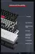 Mecenike K500-M61 teclado mecânico com interruptor magnético analógico modo d