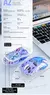 Freewolf mouse sem fio bluetooth a2 com tela digital, brilho rgb, ajuste de 5 pa na internet