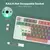 Rk s98 royal kludge teclado mecânico de montagem superior botão de tela tft 96 - loja online