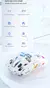 Freewolf mouse sem fio bluetooth a2 com tela digital, brilho rgb, ajuste de 5 pa - comprar online